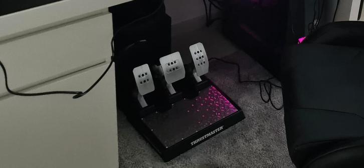 Thrustmaster T-LCM Load Cell Pedalen, Computers en Software, Joysticks, Gebruikt, Ophalen