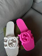 Gucci slippers 37, Ophalen of Verzenden, Zo goed als nieuw, Wit, Meisje