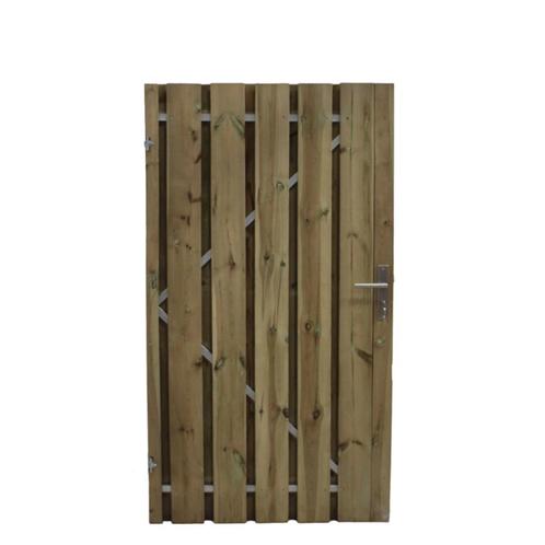 Grenen geschaafde tuindeur schuttingdeur, Tuin en Terras, Tuinpoorten, Nieuw, Draaipoort, Hout, 150 tot 200 cm, Minder dan 100 cm