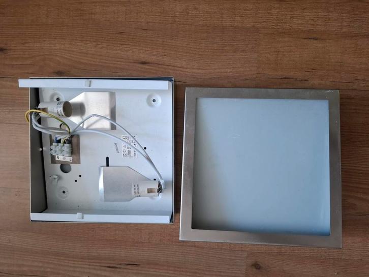 Plafondlamp Plafonnière Ranex 2x E14, Huis en Inrichting, Lampen | Plafondlampen, Gebruikt, Glas, Metaal, Ophalen of Verzenden
