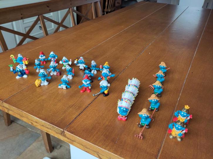 Smurfen Verzameling - Diverse Figuurtjes, Verzamelen, Smurfen, Gebruikt, Poppetje, Figuurtje of Knuffel, Verschillende Smurfen