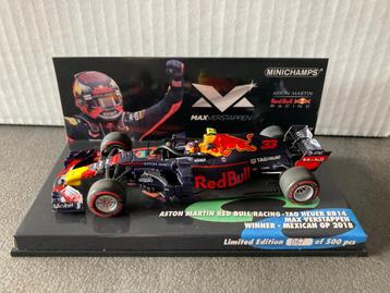 ✅ Max Verstappen 1:43 editie 39 Winner Mexican GP 2018 RB14 beschikbaar voor biedingen