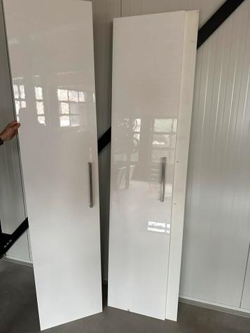 Ikea Pax Deuren 5 deuren 4 mer handgrepen hoogglans wit - afbeelding 2