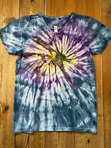 FESTIVAL TIE DYE shirt M Hippie Handgeverfd door mij beschikbaar voor biedingen
