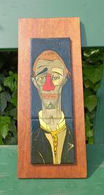 Schilderij "The Blue Clown" naar Bernard BUFFET tegeltableau, Antiek en Kunst, Ophalen of Verzenden