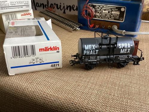 Marklin 4871 DR MEX-PHALT ketelwagen remmershuis/bordes NIEU, Hobby en Vrije tijd, Modeltreinen | H0, Nieuw, Wagon, Märklin, Ophalen of Verzenden
