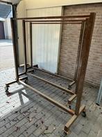 Vintage Stalen Rek op Wielen, Ophalen, Gebruikt