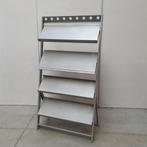 Grijs metalen presentatierek / folderrek - 177x93x47 cm, Huis en Inrichting, Kasten | Overige, Gebruikt