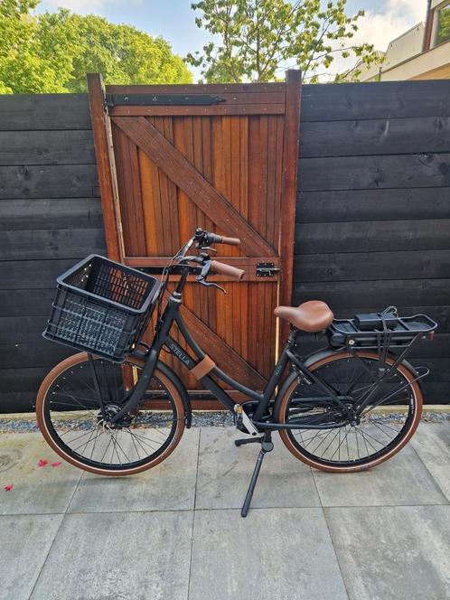 Stella Dolce FDST , Basil krat Transportfiets, Fietsen en Brommers, Elektrische fietsen, Zo goed als nieuw, Overige merken, 51 tot 55 cm