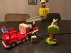 Duplo brandweer met licht & geluid, Kinderen en Baby's, Speelgoed | Duplo en Lego, Ophalen, Gebruikt, Complete set, Duplo