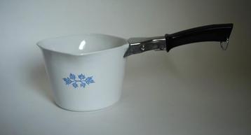 vintage pyroflam  PA-20-B sauspan van glaskeramiek met greep beschikbaar voor biedingen