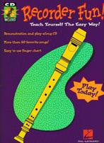 Recorder Fun Met Cd nieuwstaat ( 6957 ), Muziek en Instrumenten, Bladmuziek, Verzenden, Zo goed als nieuw, Blokfluit, Artiest of Componist