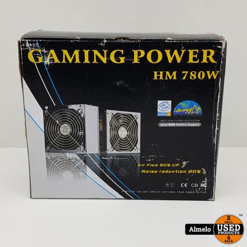 Gaming Power Voeding HM 780W, Computers en Software, Desktop Pc's, Zo goed als nieuw