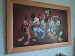 Disney Print Schilderij - Disney Vrienden, Ophalen of Verzenden, Donald Duck, Zo goed als nieuw, Plaatje of Poster