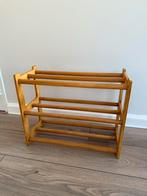 Houten Schoenrek met 3 Niveaus - Minimalistisch Design, Ophalen, Zo goed als nieuw