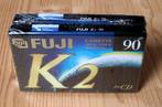 FUJI K2 90 TYPE II 2 cassettes NIEUW GESEALD, 2 t/m 25 bandjes, Overige genres, Ophalen of Verzenden, Nieuw in verpakking