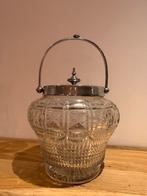 Oude glazen koekjes pot, Antiek en Kunst, Antiek | Glas en Kristal, Ophalen of Verzenden