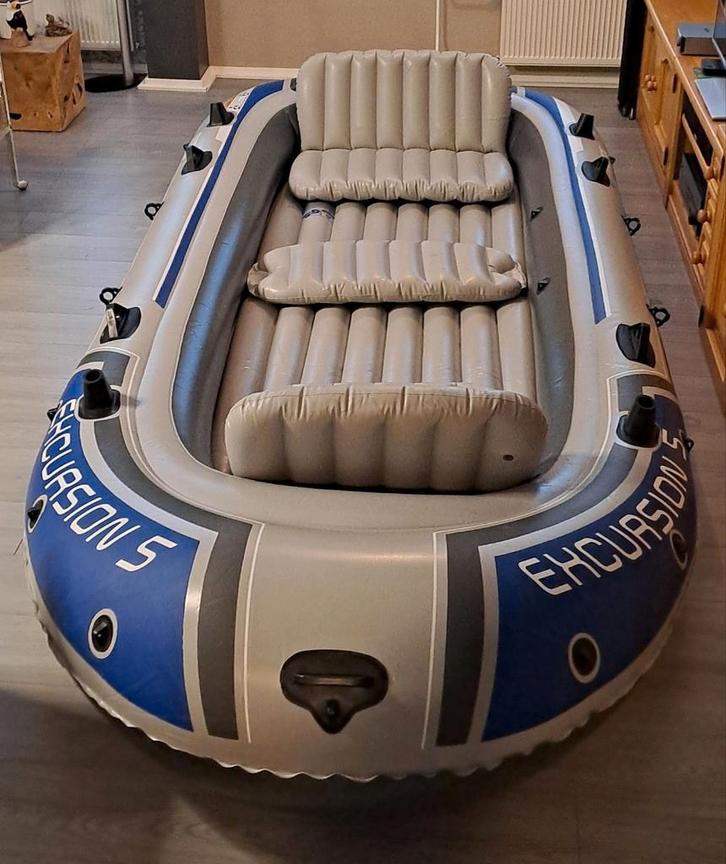 Intex Excursion 5 Rubberboot, Watersport en Boten, Kano's, Overige typen, Drie personen of meer, Opblaasbaar, Ophalen