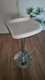 Verstelbare kruk chroom/kunststof, Huis en Inrichting, Barkrukken, Ophalen