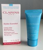 Clarins - Hydra Essentiel- Rich Cream - 5 ml - Nieuw, Nieuw, Gehele gezicht, Ophalen of Verzenden, Verzorging