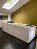 Kookeiland  met kastenwand en apparatuur 2015, Ophalen, Wit, Overige typen, Zo goed als nieuw