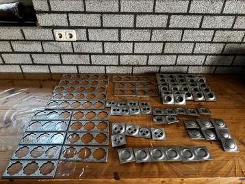 ABB Busch Jaeger Impuls afdek/raamset zilver/alu kleur beschikbaar voor biedingen