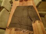 Chocolade bruine sjaal met cashmere, Kleding | Dames, Ophalen of Verzenden, Nieuw, Maat 46/48 (XL) of groter, Sjaal