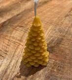 Bijenwas kaars kerstboom schub model 60 gram, Ophalen of Verzenden, Zo goed als nieuw, Overige materialen, Minder dan 25 cm