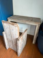 Houten Kindertafel met Stoel - Handgemaakt, Ophalen, Zo goed als nieuw