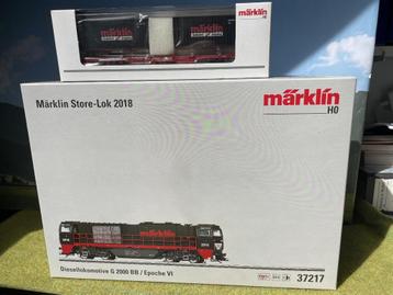 Märklin 37217 Store lok 2018 en Marklin 47690 beschikbaar voor biedingen