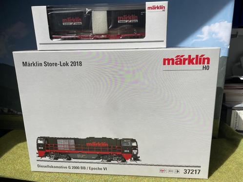 Märklin 37217 Store lok 2018 en Marklin 47690, Hobby en Vrije tijd, Modeltreinen | H0, Nieuw, Treinset, Wisselstroom, Märklin