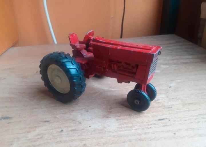Vintage diecast internationaal tractor voertuig, Verzamelen, Speelgoed, Gebruikt, Ophalen of Verzenden