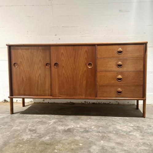 William Watting dressoir  Fristho Franeker, Nederland 1950s, Huis en Inrichting, Kasten | Dressoirs, Gebruikt, 25 tot 50 cm, Teakhout