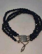 Antieke granaat Armband met zilveren slot., Sieraden, Tassen en Uiterlijk, Antieke sieraden, Ophalen of Verzenden, Zilver, Armband