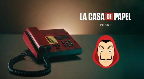 Casa de Papel Telefoon. 1 of 50 made worldwide, Verzamelen, Film en Tv, Nieuw, Ophalen of Verzenden