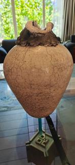 Raku Keramiek Vaas - Uniek Kunstobject, Ophalen of Verzenden