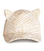 H&M katoenen poezen pet poezenpet met oortjes maat 110-116, Kinderen en Baby's, Kinderkleding | Petten en Hoeden, Meisje, 110 t/m 116