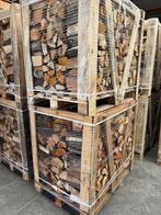 Ovengedroogd haardhout - kachelhout op pallets, Tuin en Terras, Haardhout, Minder dan 3 m³, Ophalen of Verzenden, Overige houtsoorten