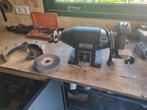 Werkbankslijpmachine metabo, Doe-het-zelf en Verbouw, Gereedschap | Boormachines, Ophalen, Gebruikt, 600 watt of meer