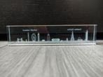 London skyline in glas, Ophalen of Verzenden