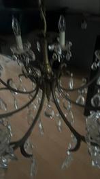 Kroonluchter 2x, Ophalen of Verzenden, Gebruikt, Glas