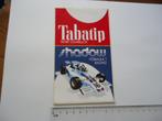sticker oud F1 TABATIP Formule 1 autosport race retro f1 f-1, Verzenden, Zo goed als nieuw