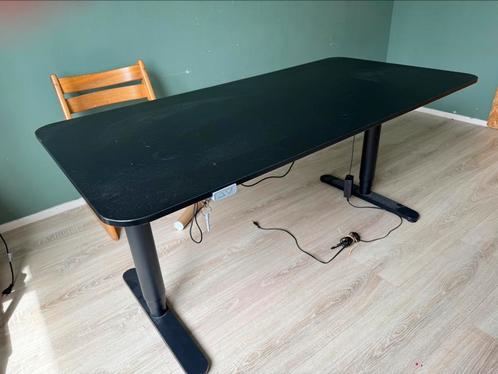 IKEA Bekant elektrisch zit-sta bureau 160x80, Huis en Inrichting, Bureaus, Gebruikt, Elektrisch, Ophalen