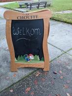 La Chouffe reclame bord, Ophalen, Gebruikt, Krijtbord
