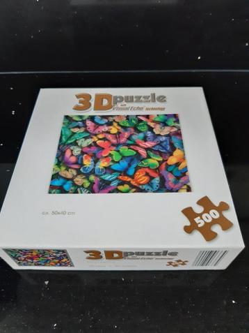 PUZZEL 3-D VLINDERS beschikbaar voor biedingen