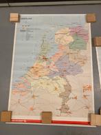 School landkaarten Nederland en de Wereld, Diversen, Schoolbenodigdheden, Ophalen of Verzenden, Gebruikt