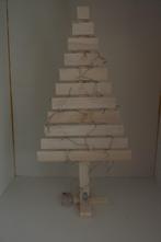 nieuw houten kerstboom 78 cm met losse verlichting (batterij, Ophalen, Nieuw