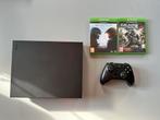 Xbox one x met controller, Halo 5 en Gears of war 4, Ophalen of Verzenden, 1 TB, Met 1 controller, Xbox One X