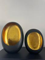 Set marrakesh windlichten zwart goud, Huis en Inrichting, Woonaccessoires | Kandelaars en Kaarsen, Ophalen, Zo goed als nieuw