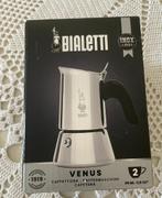 Bialetti Venus 2 kops percolator 85ml, Witgoed en Apparatuur, Koffiezetapparaten, Afneembaar waterreservoir, Espresso apparaat